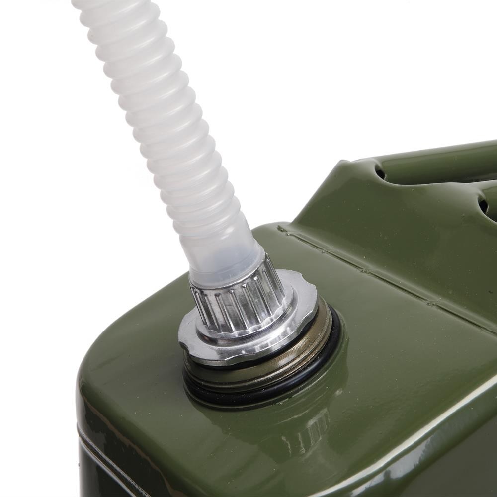Durable Army Green 20L 5Gallon Gas Fuel Can Fuel Gasoline Steel Tank with Spout