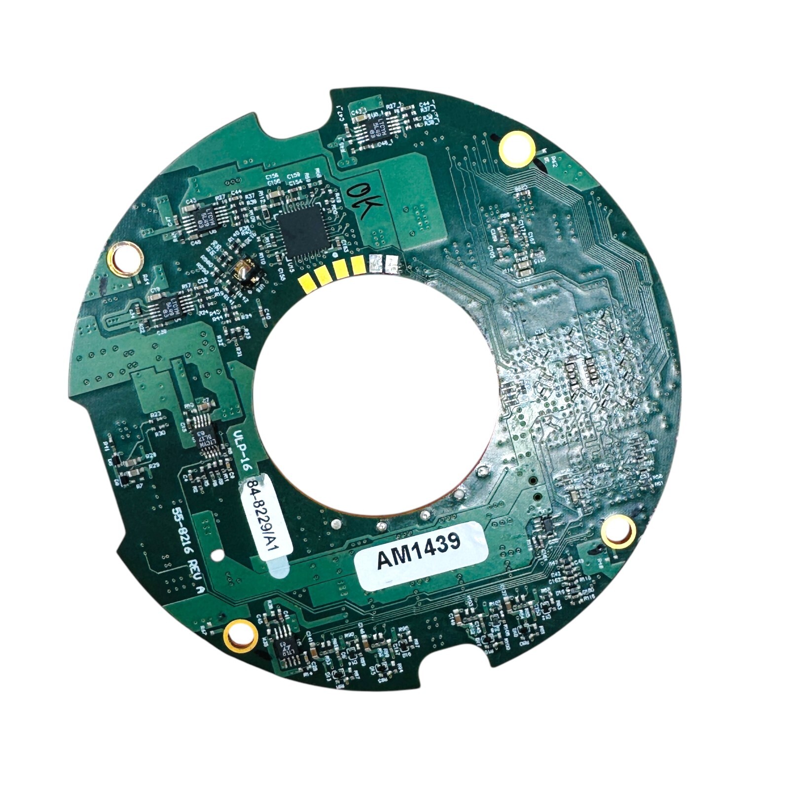 Velodyne VLP-16 82-8229/A1 Round Bottom PCB Circuit Board VLP-32 f/ LiDAR Sensor