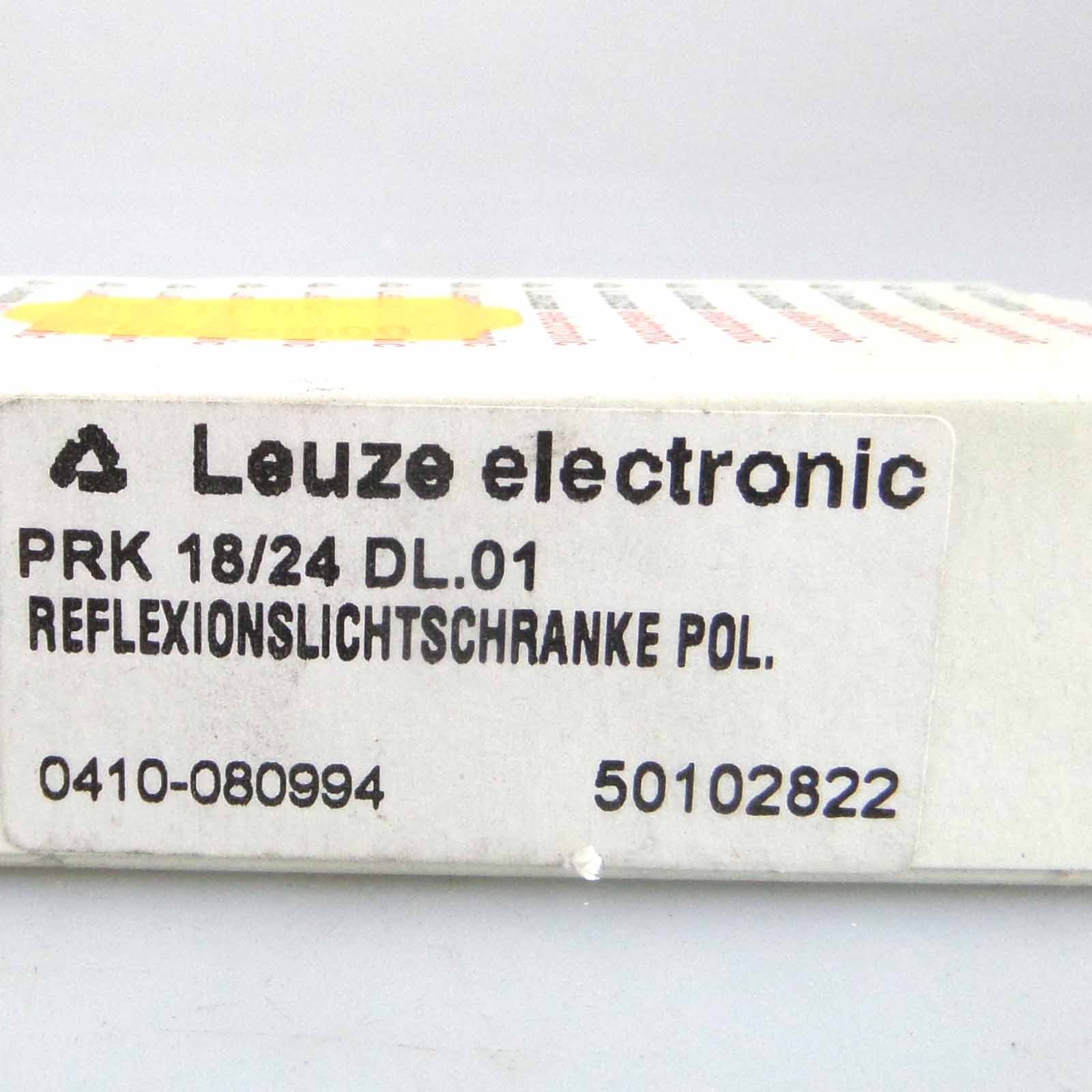 Leuze retro-reflective sensor PRK 18/24 DL.01 50102822 original packaging