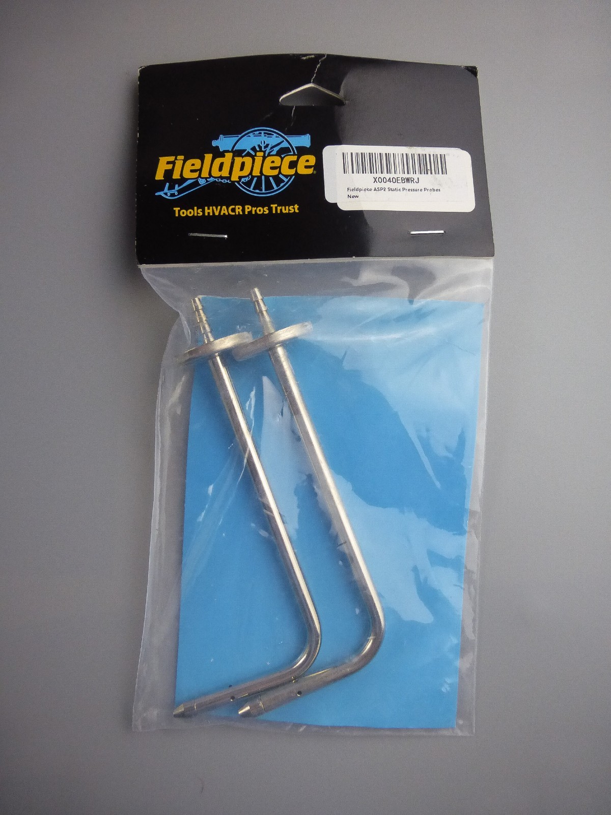 FIELDPIECE STATIC PRESSURE PROBES 2/PK ASP2 – New Sealed
