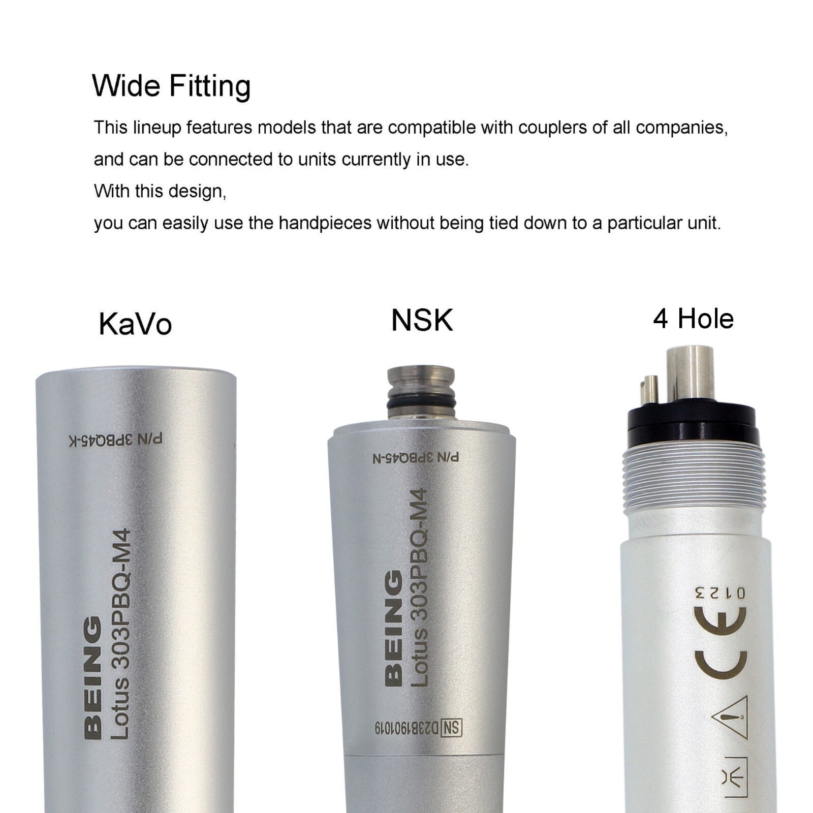 BEING Dental 45 Degree Surgical Handpiece High Speed Kavo NSK Coupler 4 6 Hole