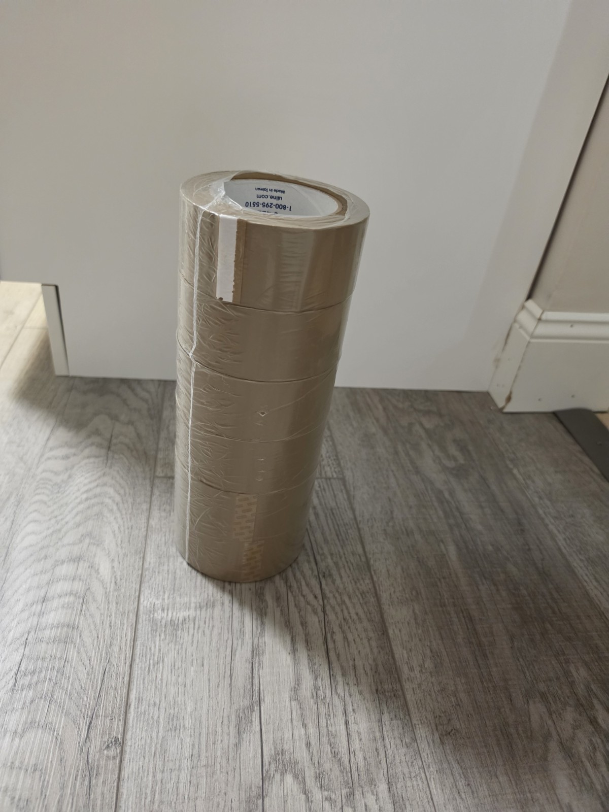 6 Rolls Of ULINE S-422 2″ x 110yds 2mil Tan Packing/Shipping Tape New Sealed