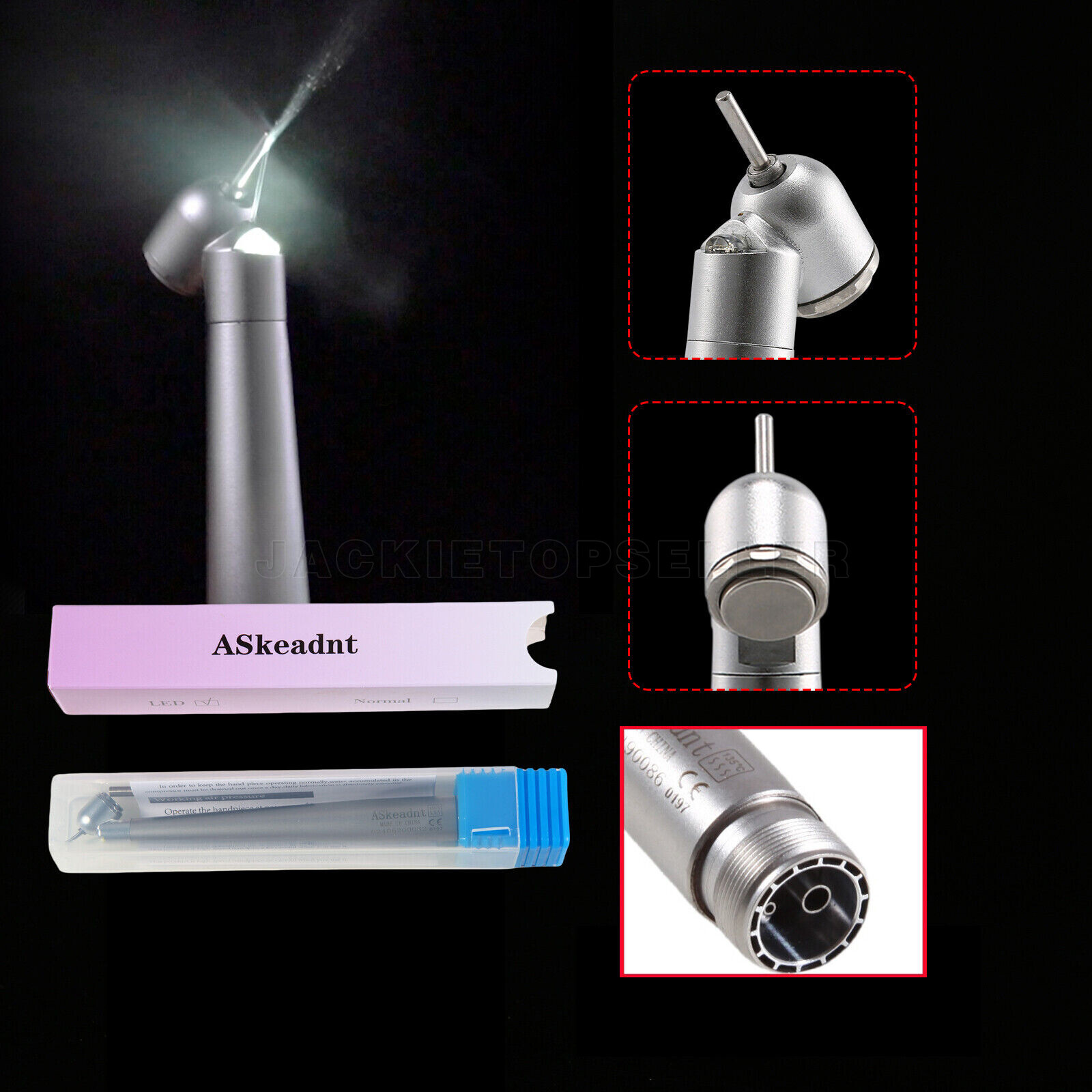 45° Surgical NSK PANA MAX Style Dental Pieza de mano alta velocidad 2Hole Borden