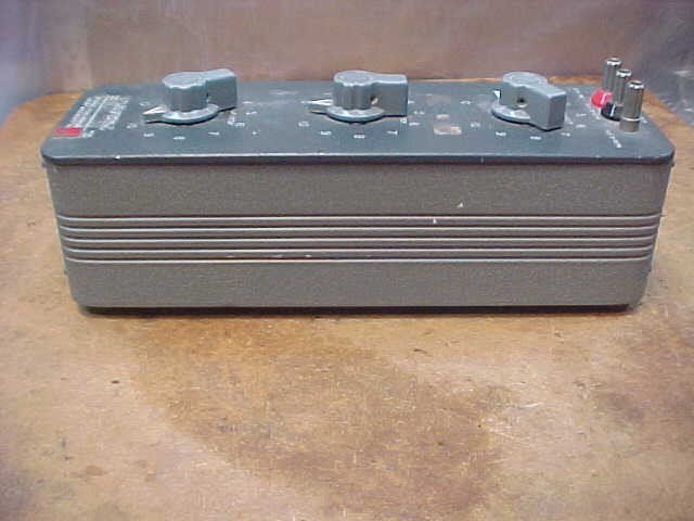 General Radio 1419-A 3-Dial Polystyrene Decade Capacitor (Untested)