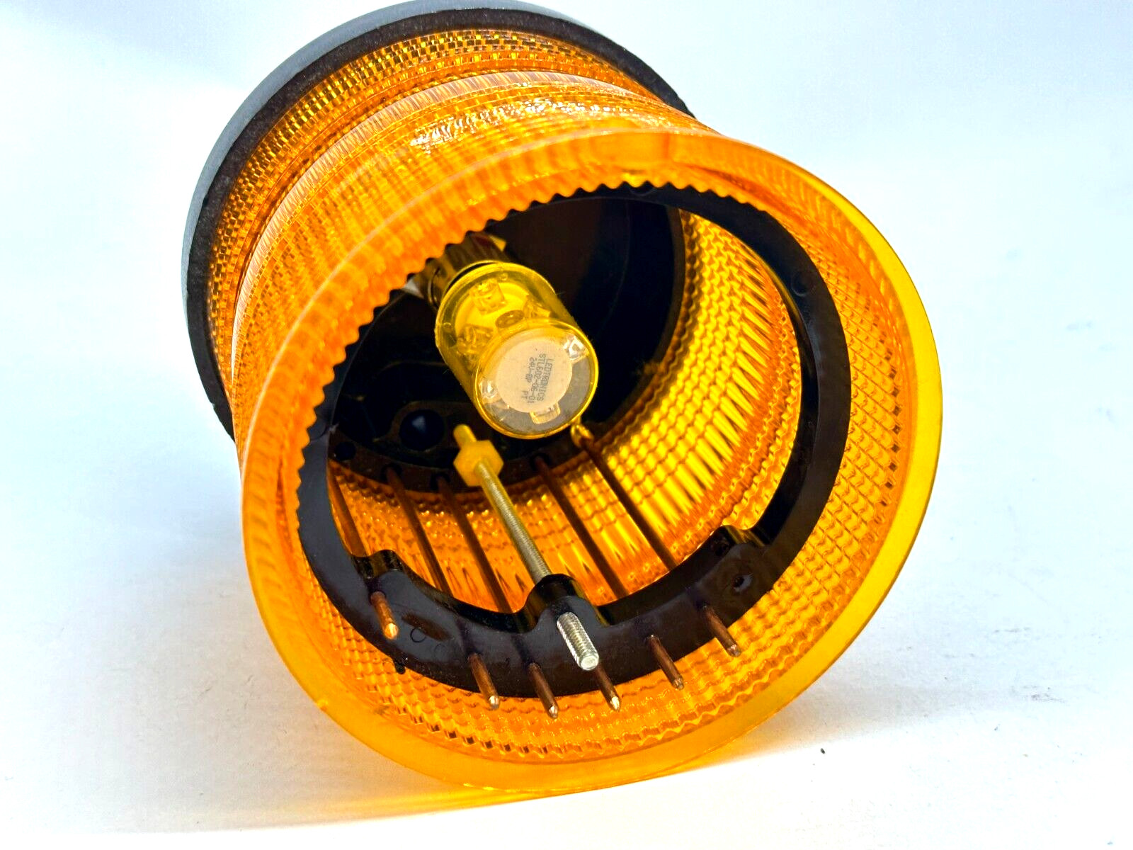 Edwards 101SINA-G1 AdaptaLight 101 Series Stackable Beacon Light Amber .61A 24V