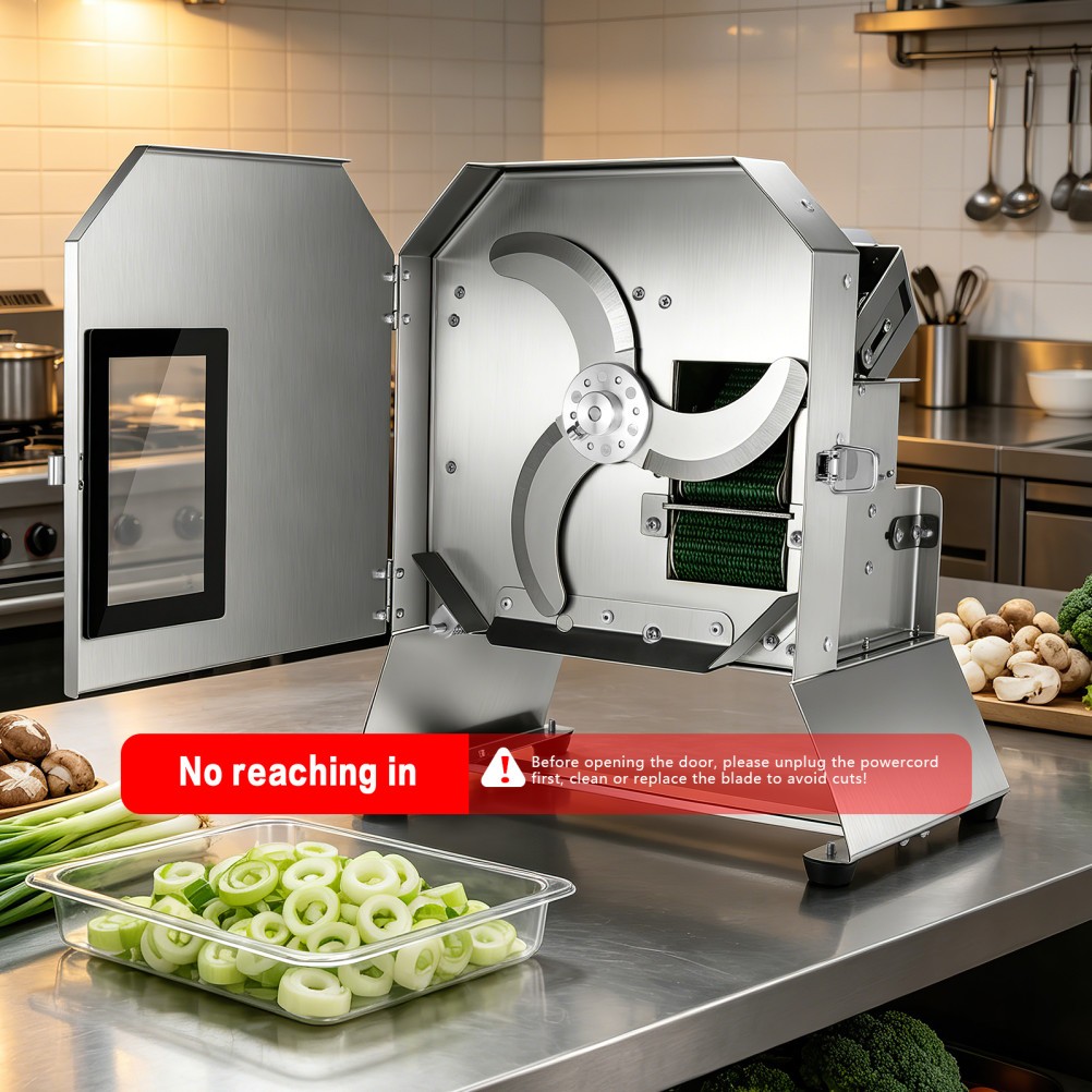 Electric Chopping Machine Green Onion Segment Cutter Commercial Vegetable Cutter