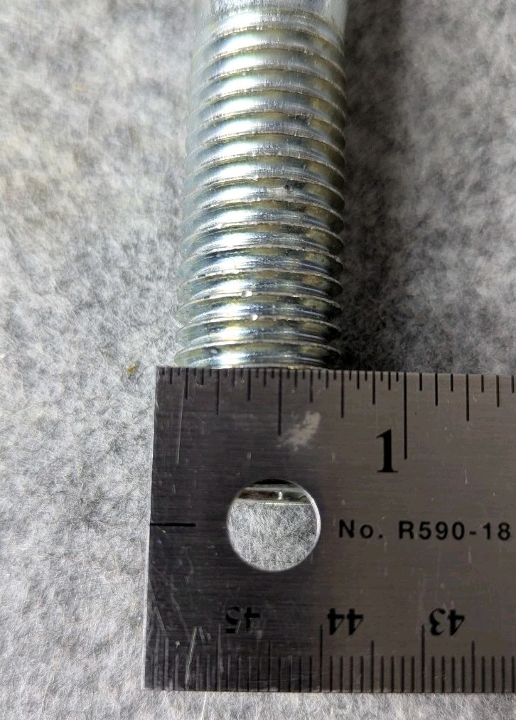 2PK 3/4″ – 10 UNC 8″ Long 2″ Partially Threaded Steel Grade 5 ZC3 Hex Head Bolts