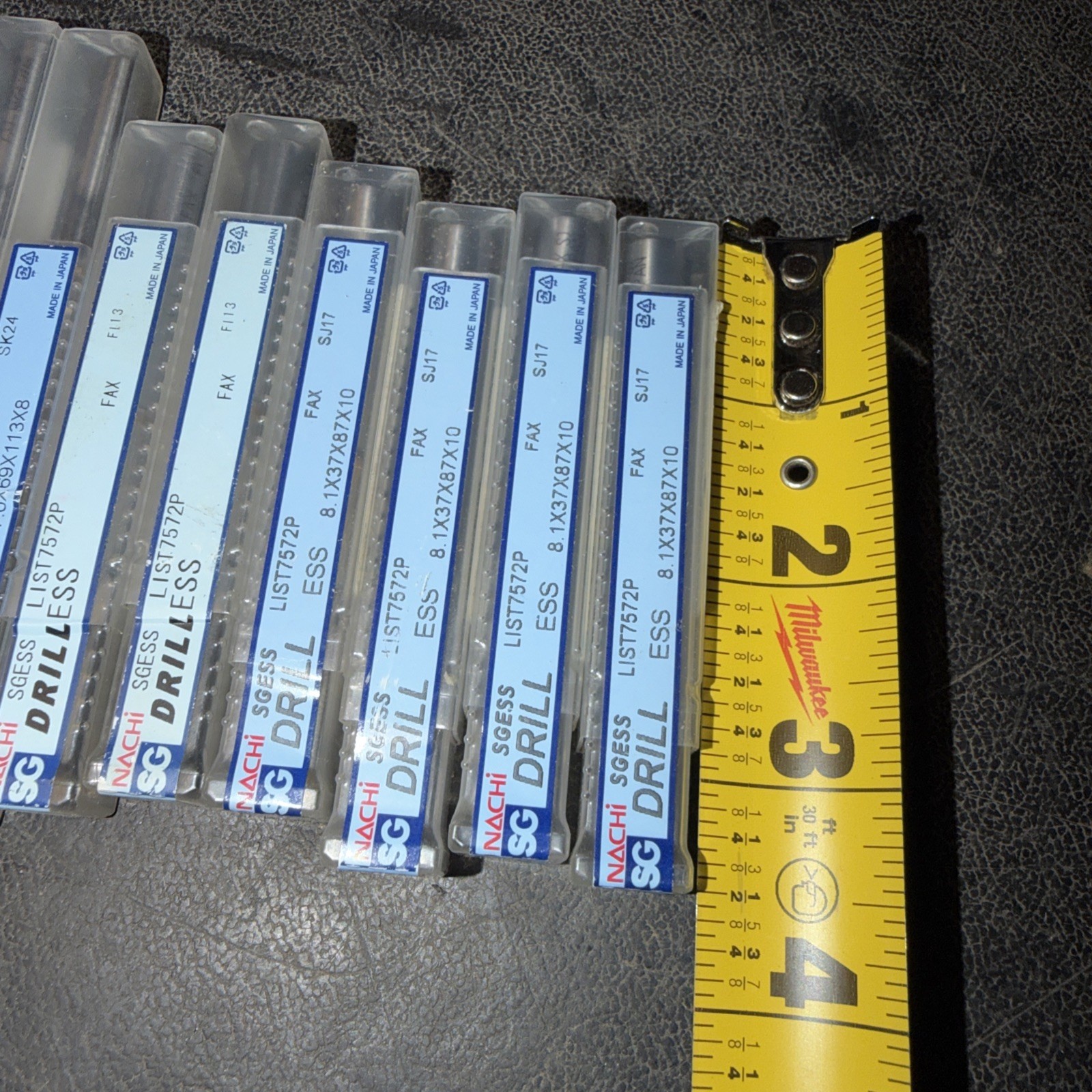 LOT OF 15 Nachi SGESS Drill Bits