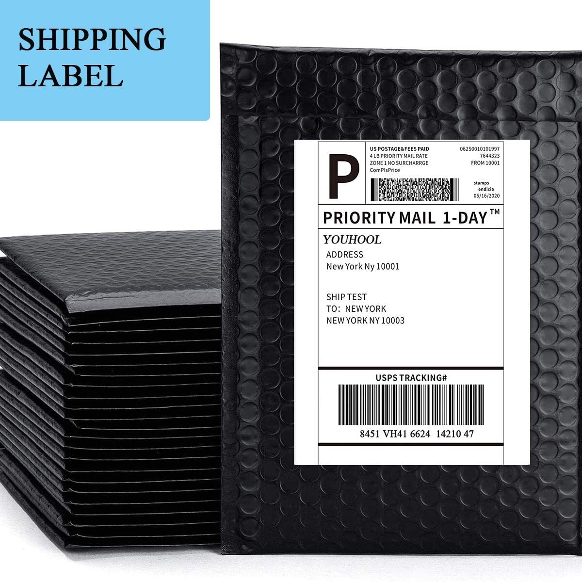 4000-20000 Labels Fanfold 4×6 Direct Thermal Label Shipping Zebra ZP450 ZP505