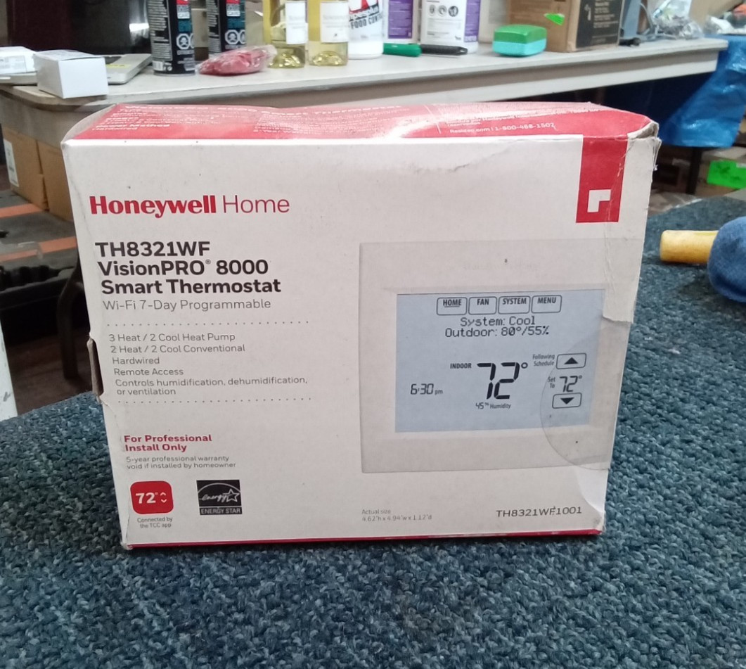Honeywell Home Vision Pro 8000 Smart Thermostat WiFi 7 Day Programmable New
