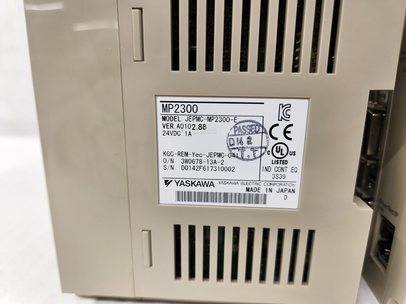 Yaskawa JEPMC-MP2300 Motion Controller CPU Module with 218IF-01/ AI-01/ 263IF-01