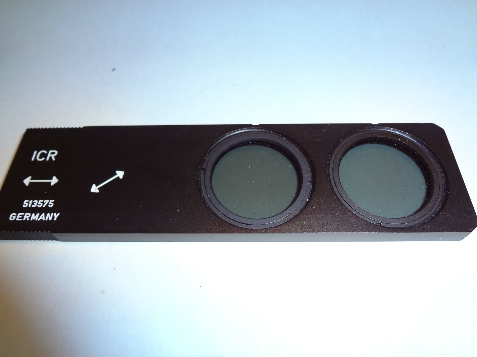 LEICA ICT POLARIZER-ANALYSER FOR MODULOPAK ILLUMINATOR PN 513575 LEITZ