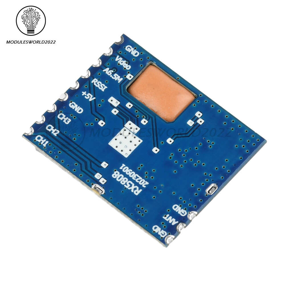 5.8G 5725~5865MHz Receiver Module RX5808 Wireless Audio Video Receiver Module