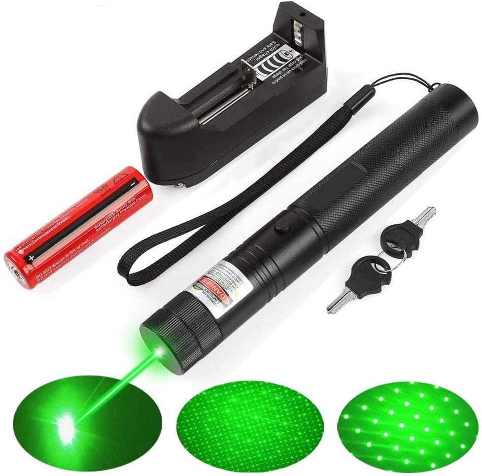 532nm Green Laser Pointer Pen 2mW Visible Star Beam Green Light Lazer Pet USA