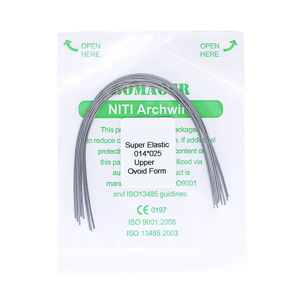 20×Dental Orthodontic Super Elastic Ni-Ti Arch Rectangular Wire Oval 14×25 Upper