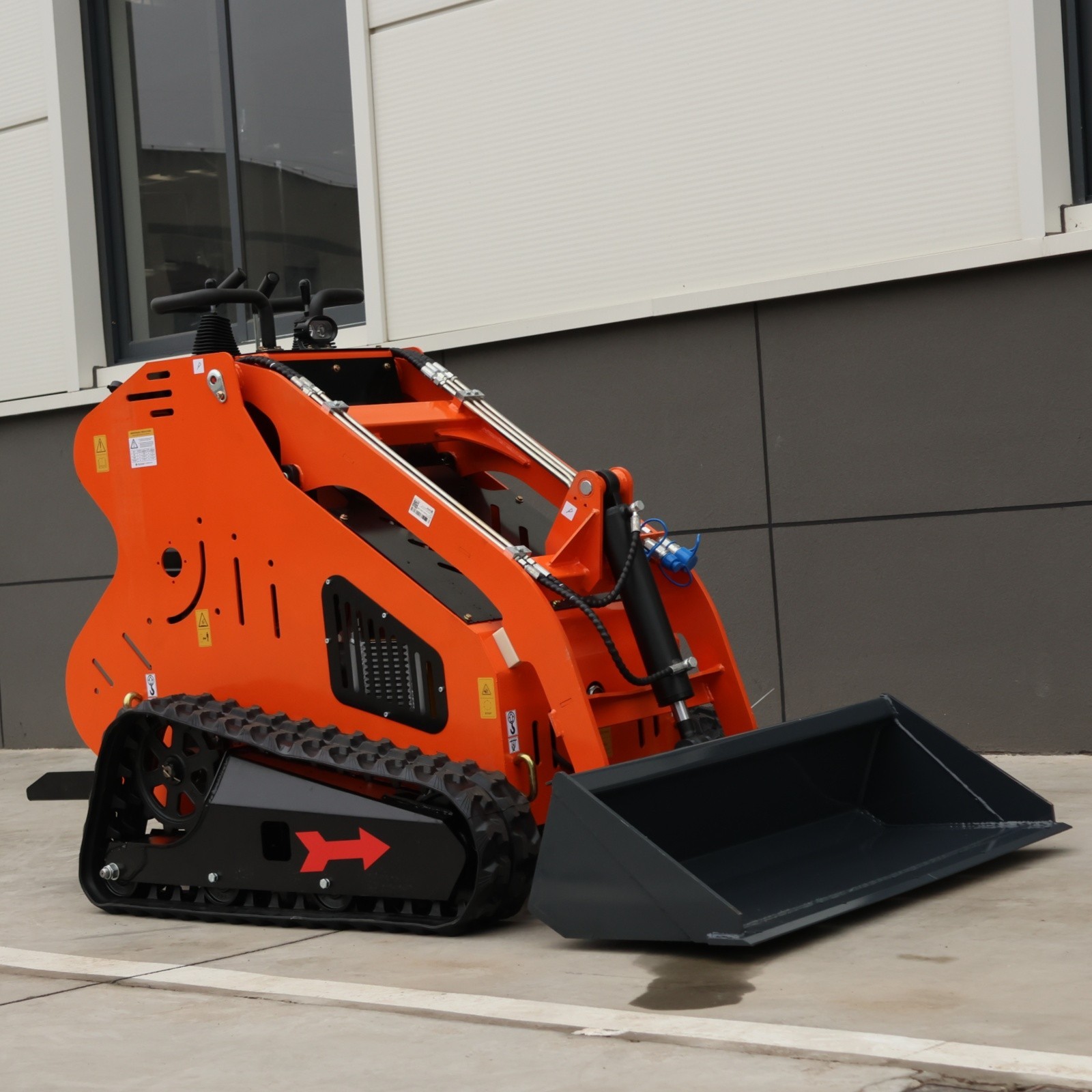 15HP Mini Skid Steer Loader Gasoline Crawler Hydraulic EPA Free Shipping USA