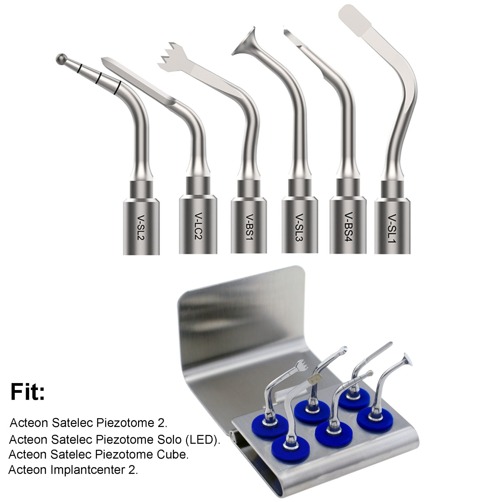 For Acteon Piezotome 2 Cube Ultrasonic Surgery Tips / Satelec Piezo Scaler Tips