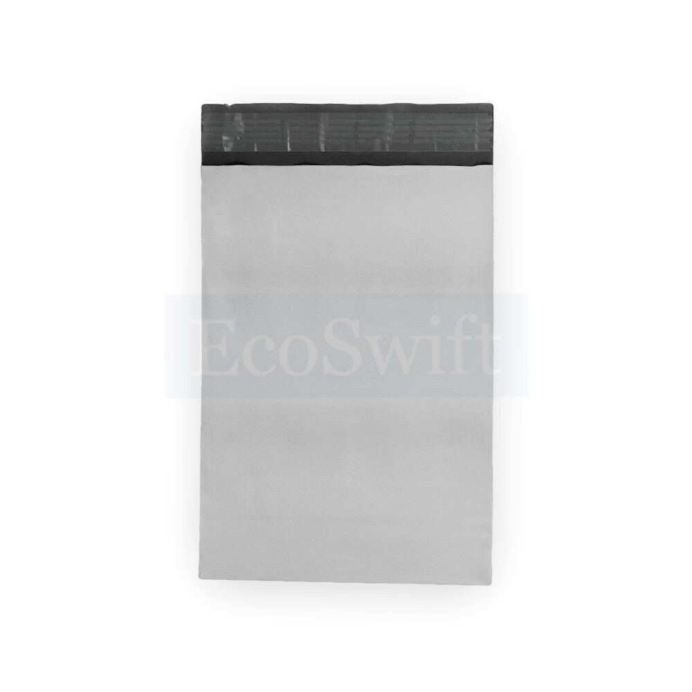 50 7.5 x 10.5 EcoSwift White Poly Mailer Shipping Envelope Self Seal Bags 1.7MIL