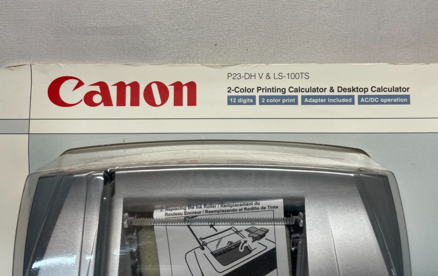 Canon P23-DH V Mini Desktop Printing Calculator and LS-100TS Handheld Calculator