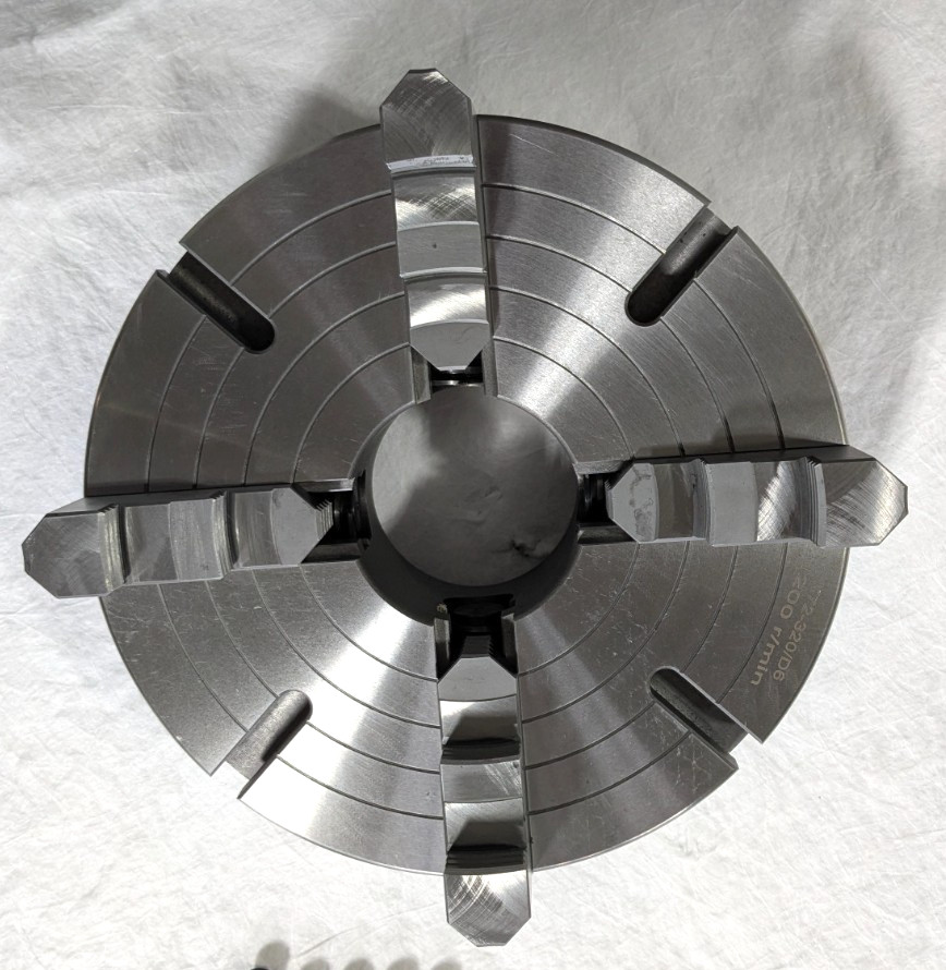 12″ Independent 4 Jaw Lathe Chuck D1-6 Mounting 3.74″ Through Hole 429-4126
