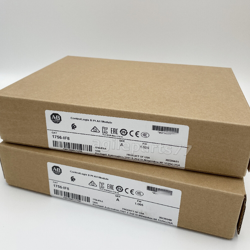 NEW 1756-IF8 AB ControlLogix Point A/I Module 2022 NEW Factory Sealed 1756IF8 TX
