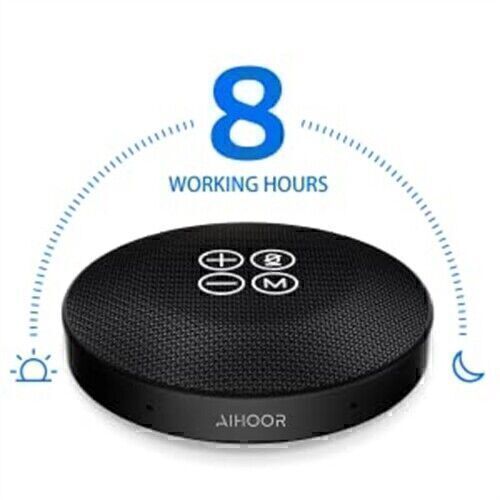 Wireless Mini Bluetooth Speaker w/Microphone Conference Speakerphone for Laptop
