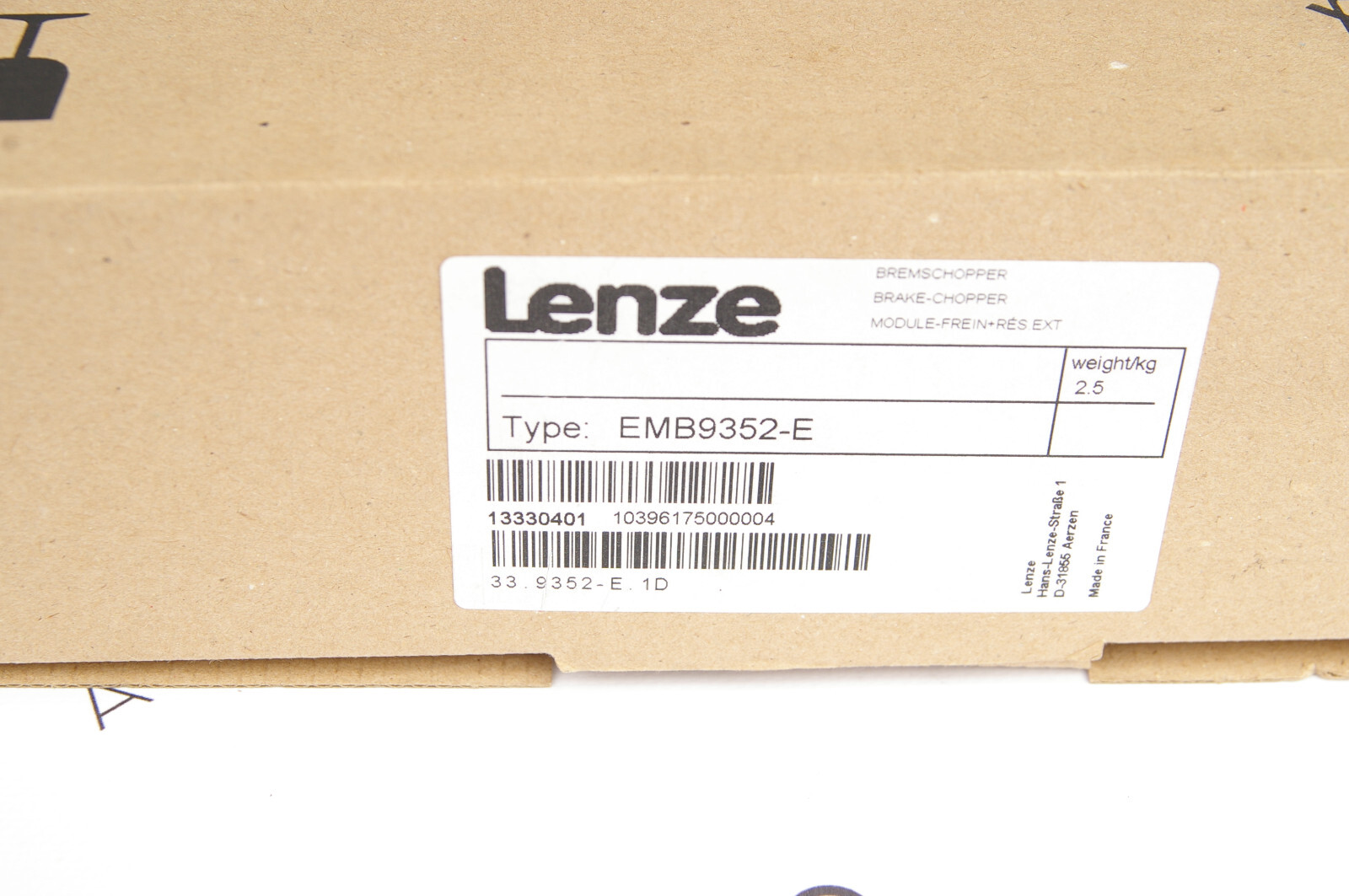 Lenze EMB9352-E 13330401 Brake Module