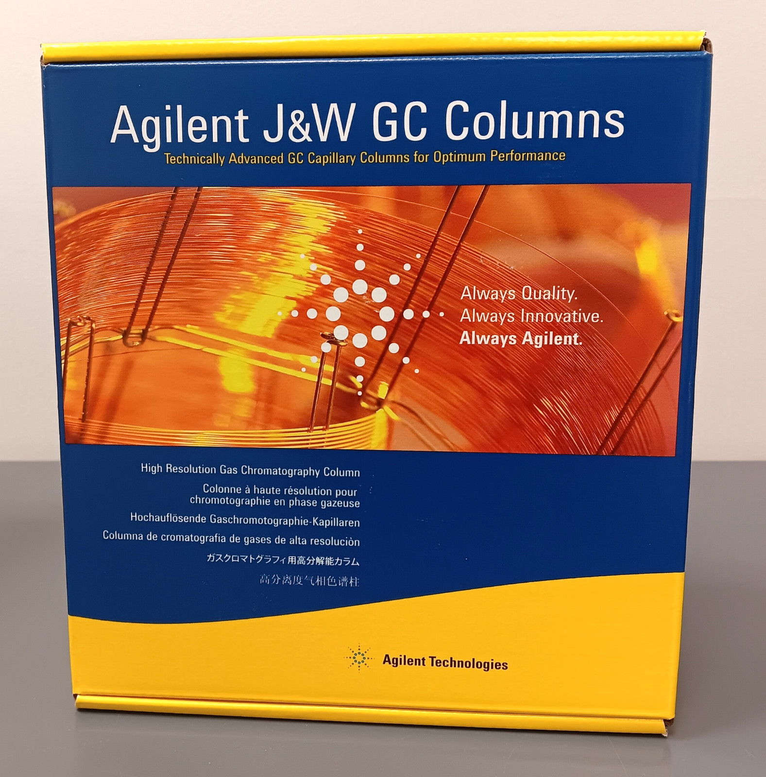 Agilent HP-5 GC Column, 19091J-413-KEY, 30m, 0.320mm dia, 0.25um film, 7” cage