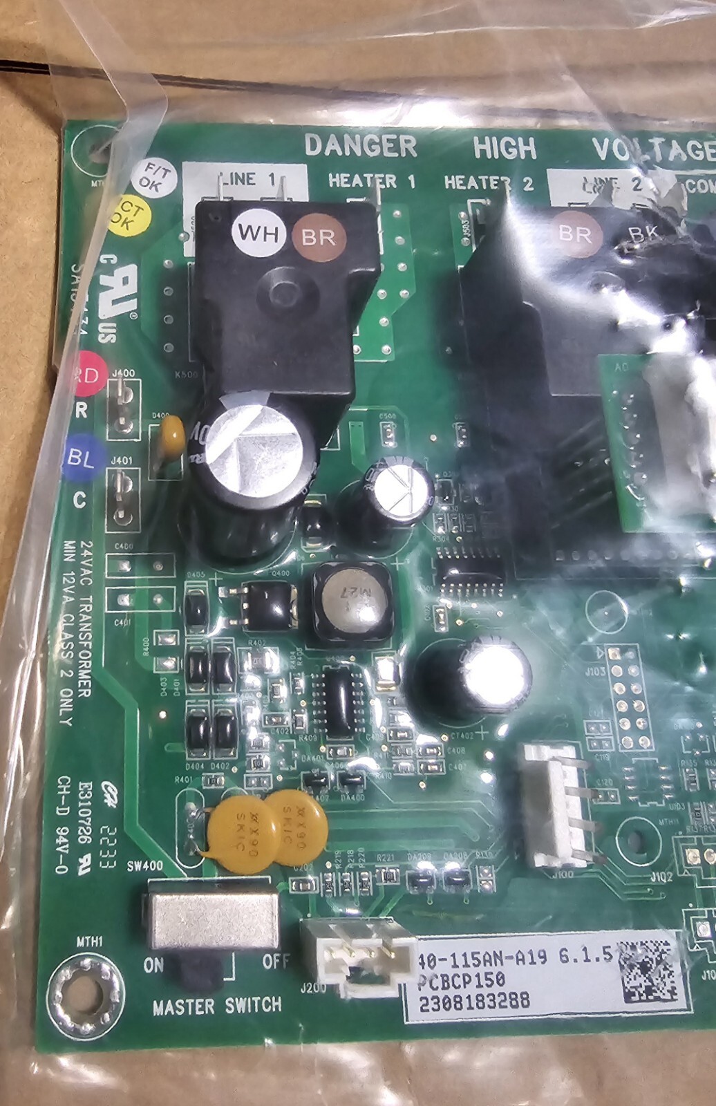 PCBCP150 Amana PTAC Control Circuit Board