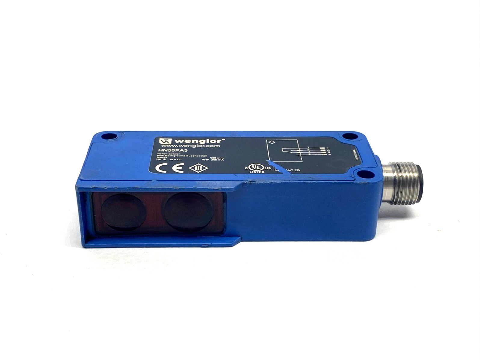 Wenglor HN55PA3 photoelectric Reflex Sensor With Background Suppression