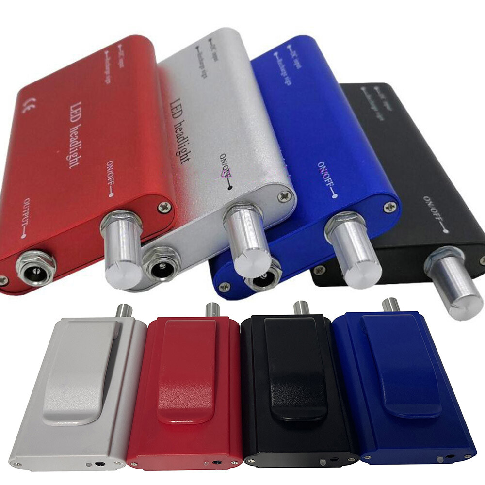 Rechargeable Battery Pack 1800Mah with Belt Clip for Dental LED Head Light USA