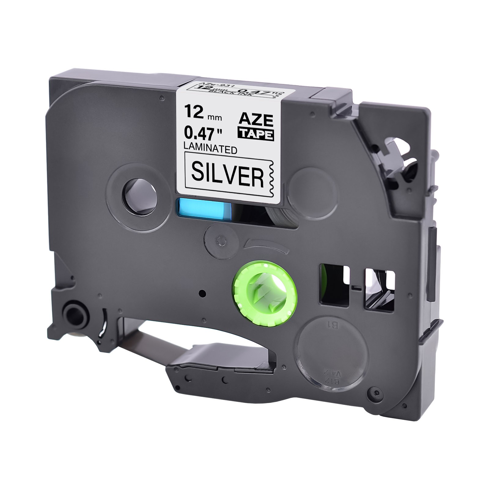 20x TZe-931 Black on Silver 1/2″ TZe Tapes Compatible For Brother PT Cube