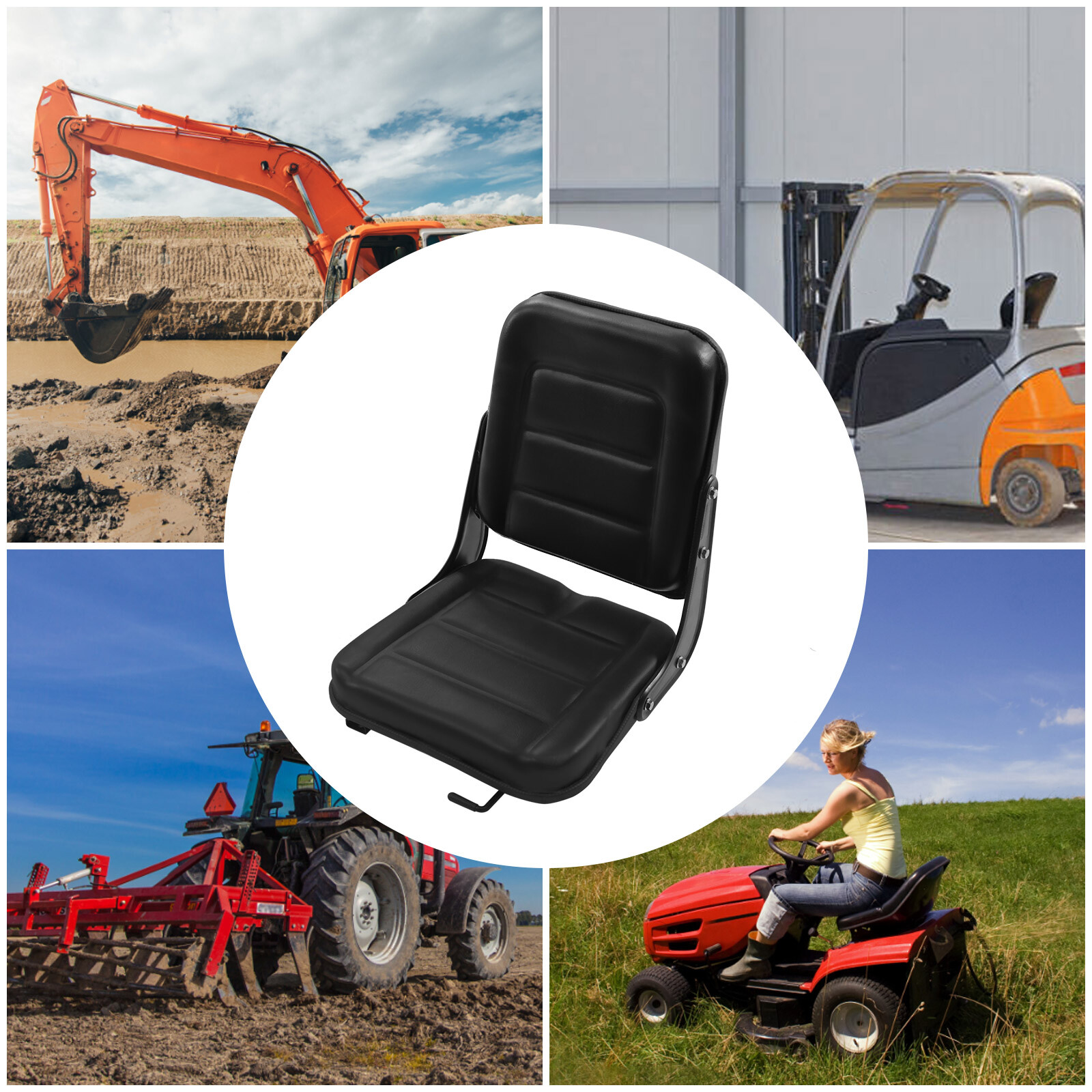 Tractor Suspension Seat Replacement Forklift Seat Excavator Dozer Seat Universal