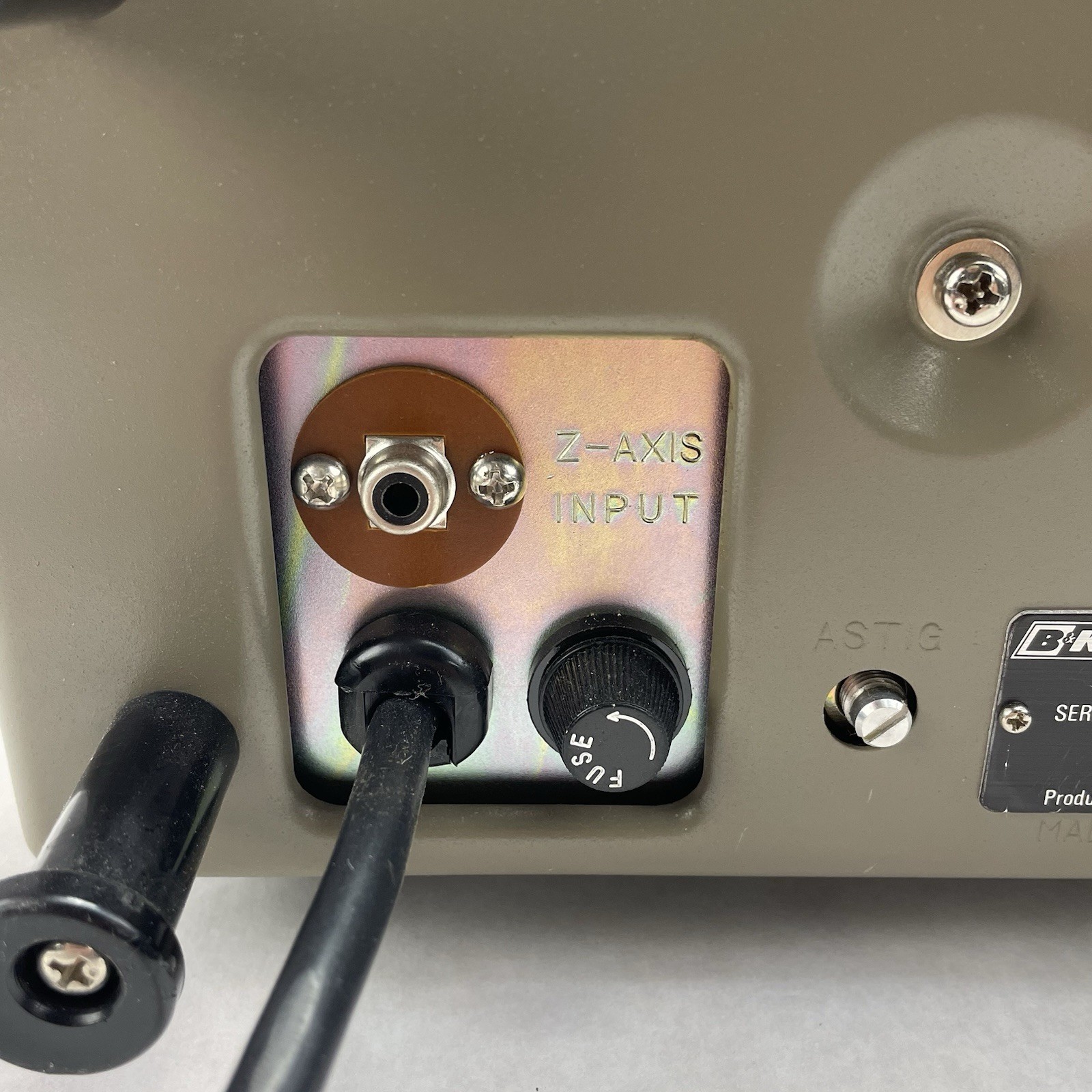 B&K Precision Model 1431 Oscilloscope Power Tested Parts Or Repair