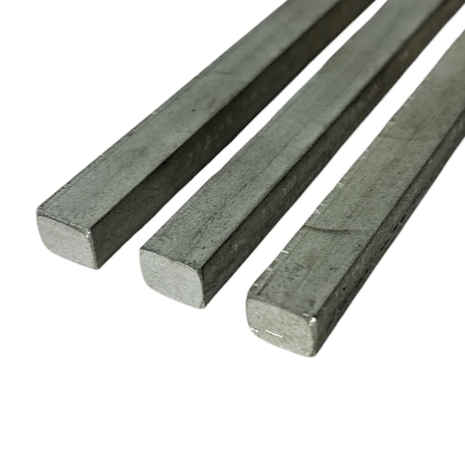 3/8″ x 1/2″ x 48″ (3 Pack), 304 Stainless Steel True Flat Bar, Hot Rolled