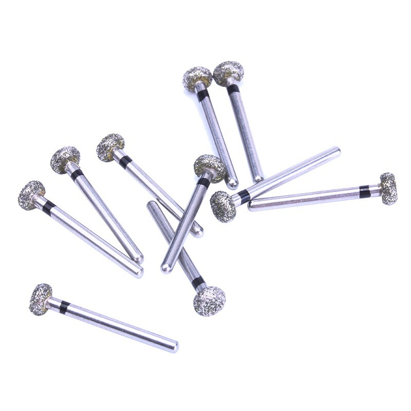 10 pcs Dental High Speed Diamond Burs Circular wheel Super Coarse Diamond Drills