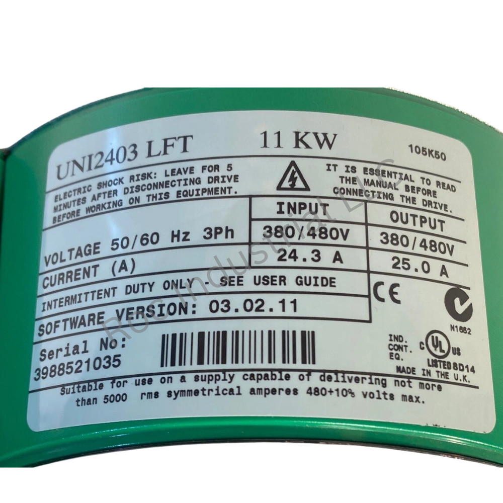 CONTROL TECHNIQUES UNI2403LFT UNIDRIVE OVERNIGHT SHIPPING