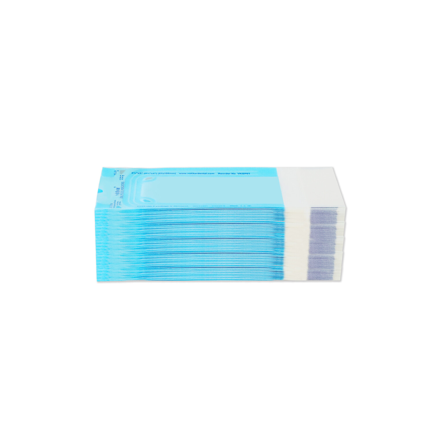 200pcs 2.25″ x 5″ Self Sealing Sterilization Pouches Disposable Autoclave Bags