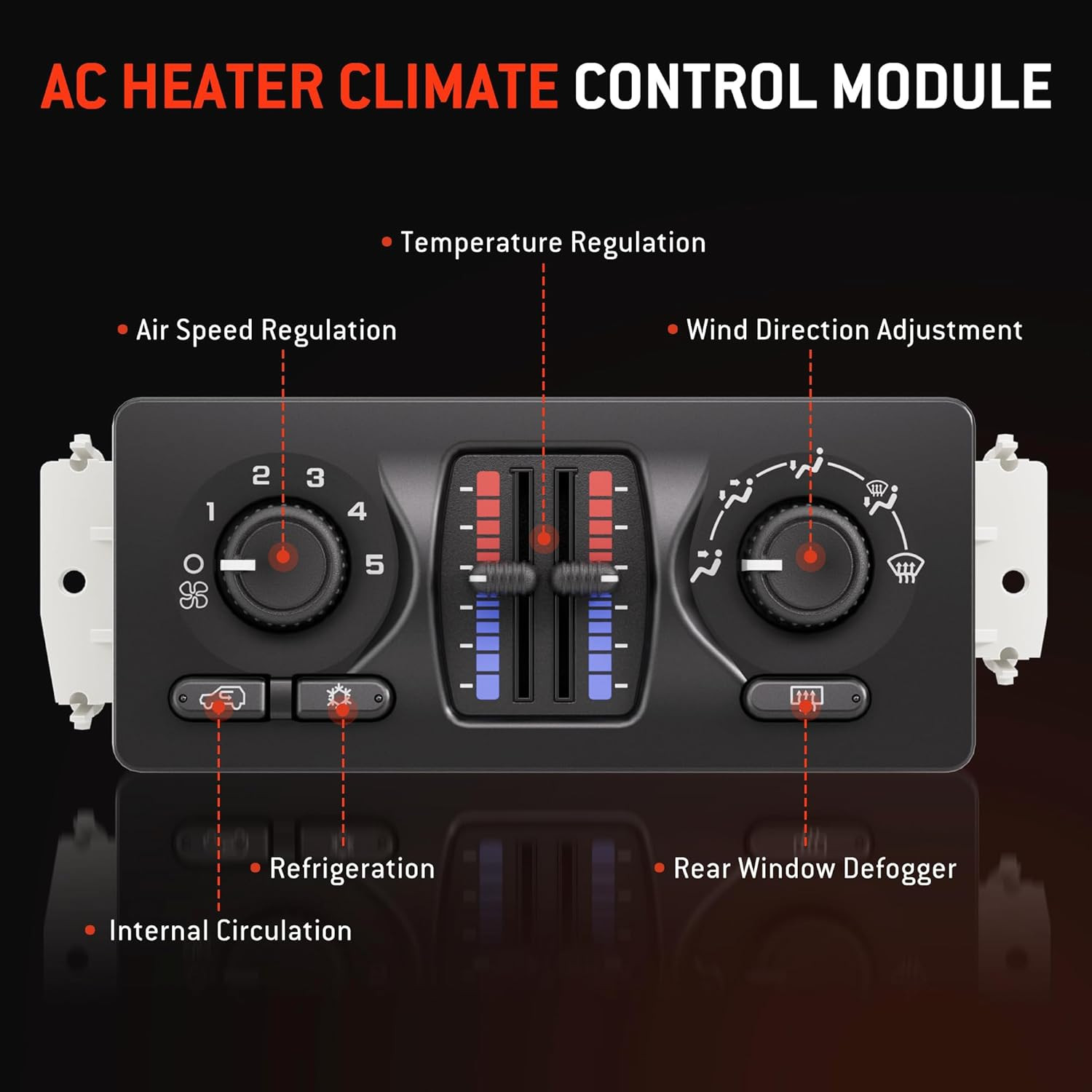 599-210XD Climate Control Module AC Control Panel Fit for 2003-2007 Chevy GMC B
