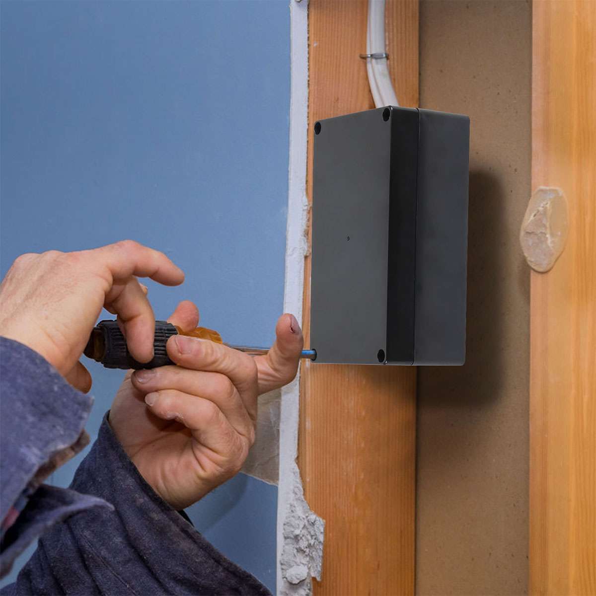 Waterproof Plastic Project Box ABS IP65 Electrical Junction Box Enclosure Black