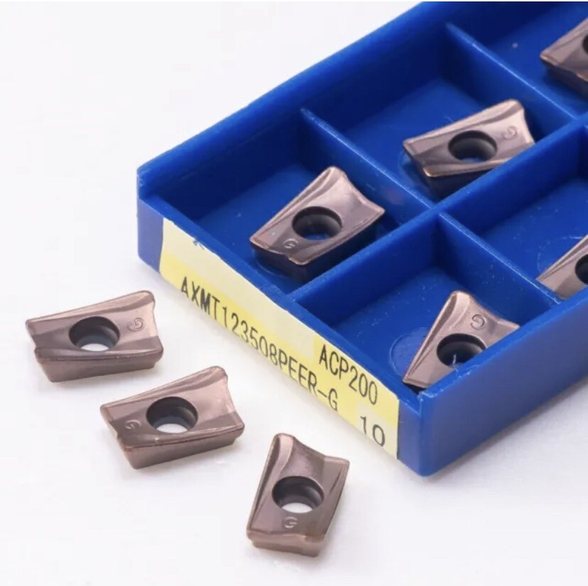 10pcs /pack AXMT123508PEER-G ACP200 Carbide milling inserts AXMT 123508