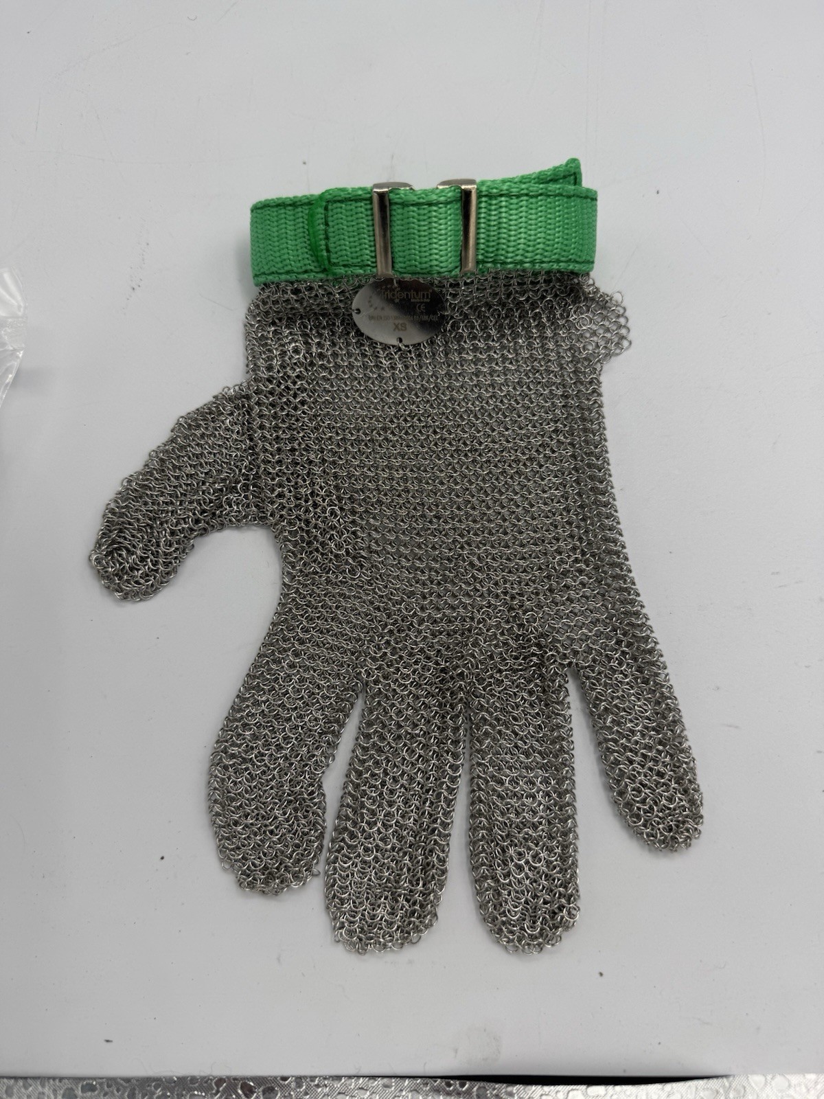 Tridentum Size Extra Small Stainless Steel Chain Mail Metal Mesh Safety Gloves