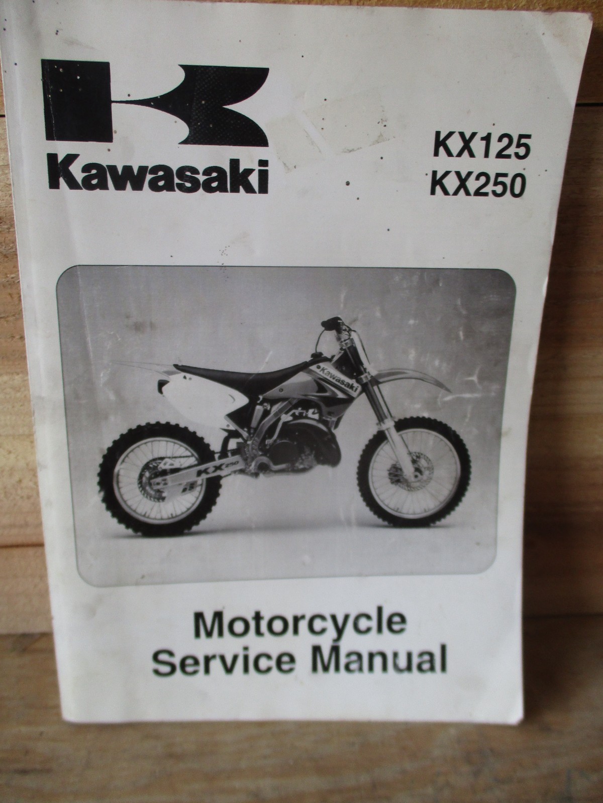 Kawasaki KX125 KX250 Motorcycle Service Manual 99924-1298-04
