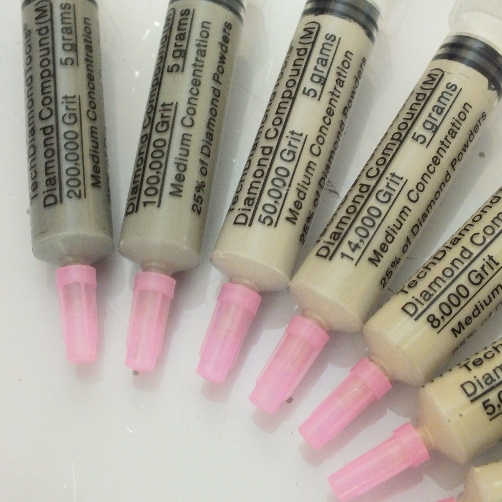 Diamond Polishing Paste 100,000 Grit 0-0.2 Micron (M) 25% Concentration, 5 grams