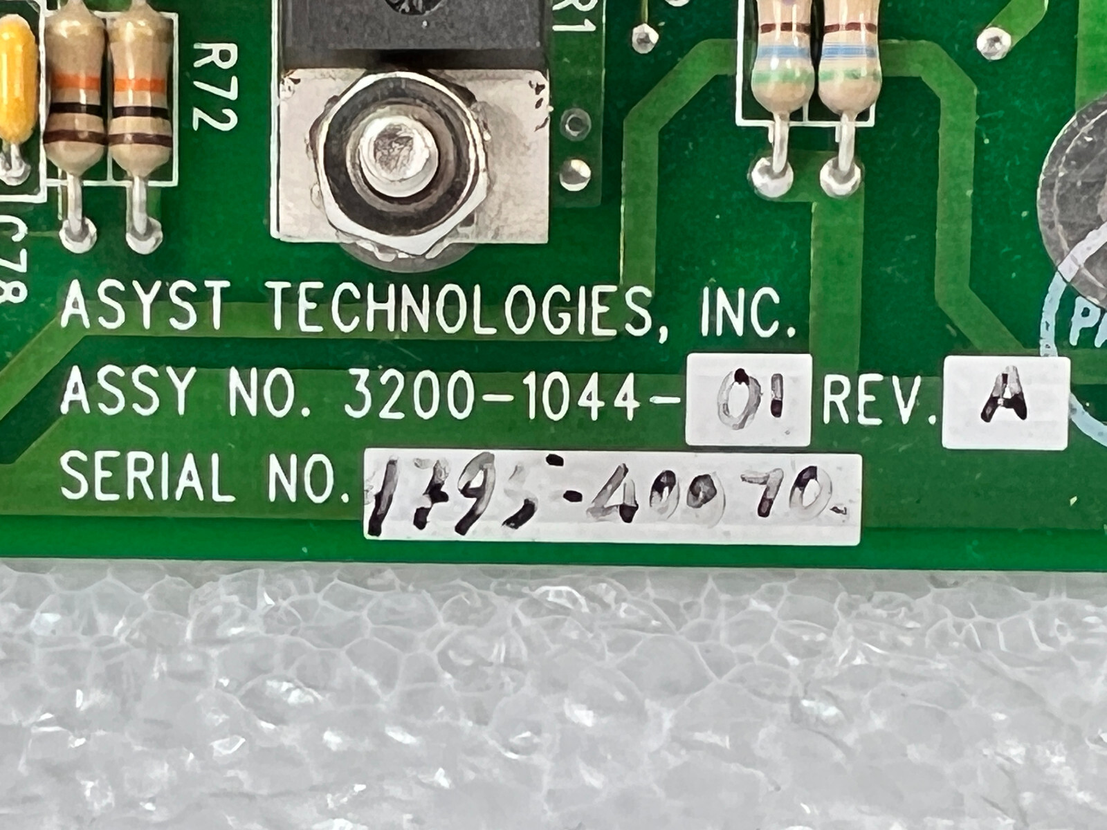 Asyst 3200-1044-01 Control Motherboard with 3200-1045-01 Extension Control Board