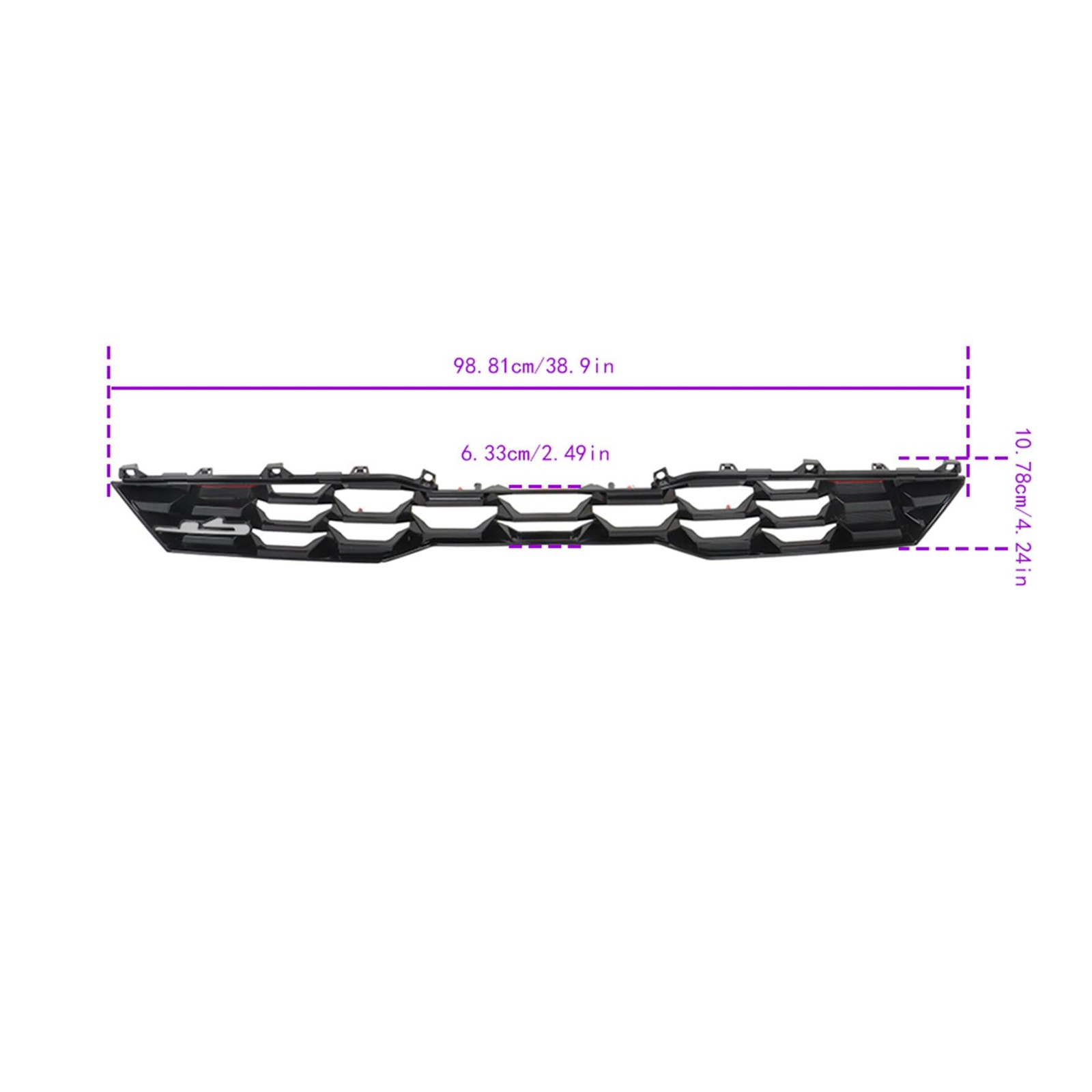 Front Bumper Upper Grille for Forte GT 2022 2023 86350m6610
