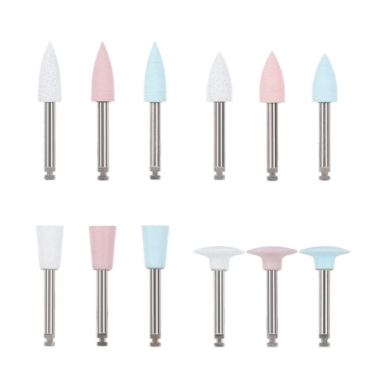 AZDENT Dental Composite Polishing Finishing Burs Silicone Polishers RA 2.35mm
