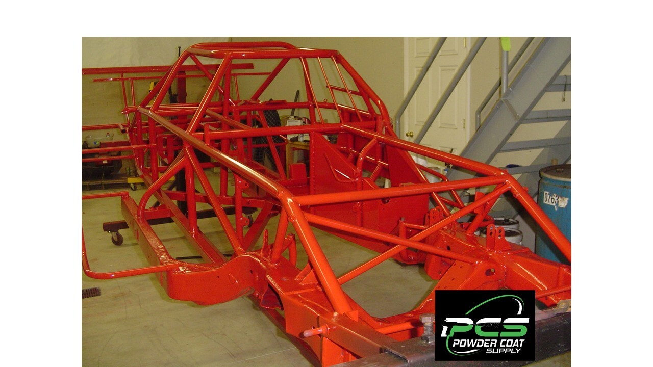 1LB VIPER RED High Gloss Powder Coating Paint Ultra Durable USA Made