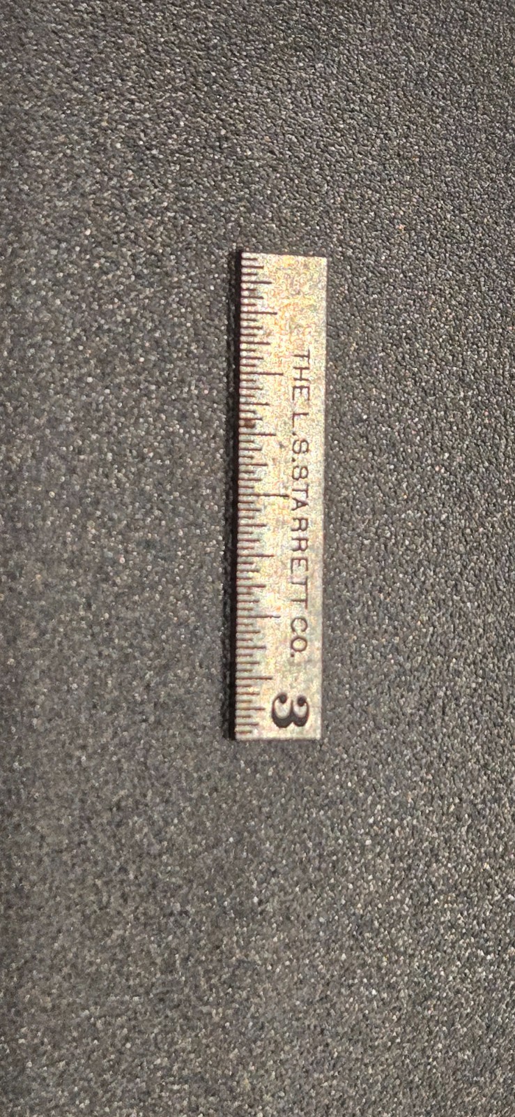 Starrett S423 Small Steel Rule 1″ Length Only, Made in USA