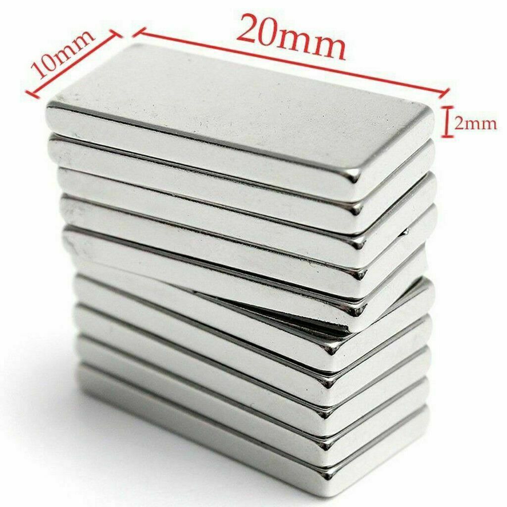 1/5/20/50X N52 Rare Earth Neodymium Block Magnet 20x10x2mm Super Strong Magnets
